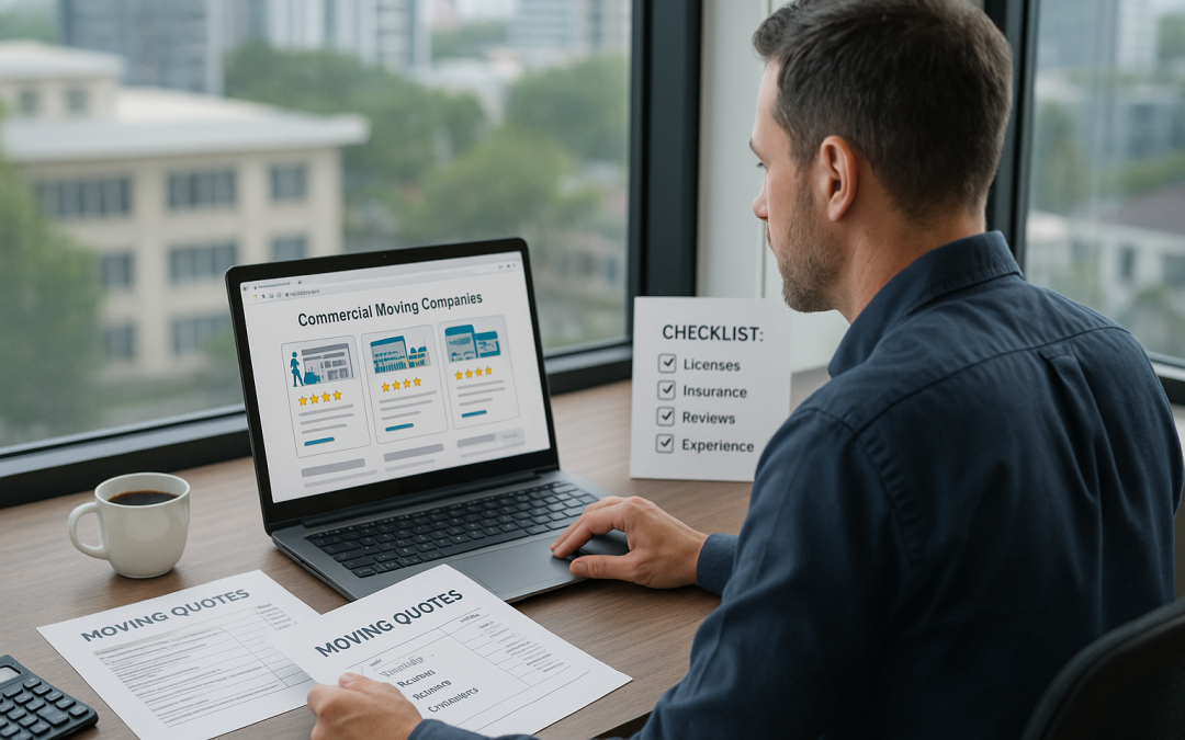 How do I choose a commercial moving company?