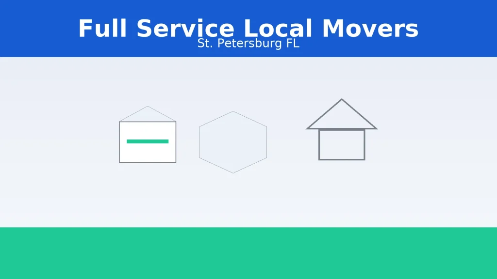 What is included in a full service local move in St. Petersburg FL What is included in a full service local move in St. Petersburg FL
