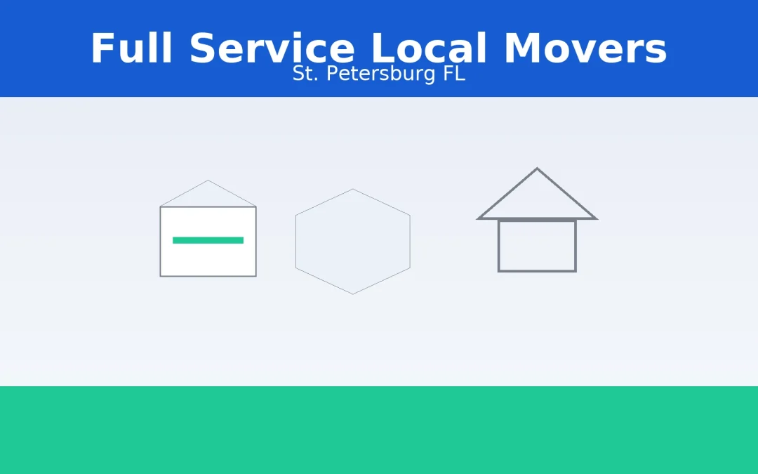 Full service local movers St. Petersburg FL hero showing packing protection and reassembly