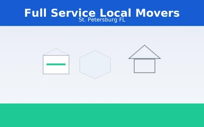 What is included in a full service local move in St. Petersburg FL