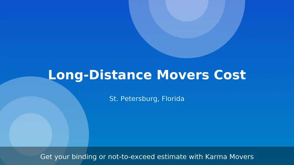 How much do long‑distance movers cost in St. Petersburg? How much do long‑distance movers cost in St. Petersburg?